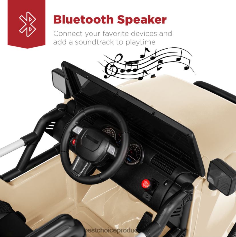 Best Choice Products 12V hračka pro děti na náklaďáku se 3 rychlostmi, led, dálkové ovládání, bluetooth hračka a hra | opálení FF2286537