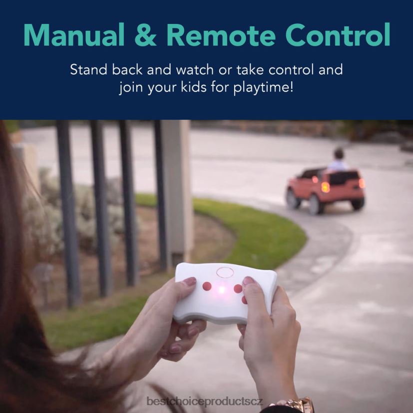 Best Choice Products 6V dětský pojízdný náklaďák s rodičovským ovládáním rc, 3 rychlosti, světla, klakson hračka a hra | Černá FF22861015