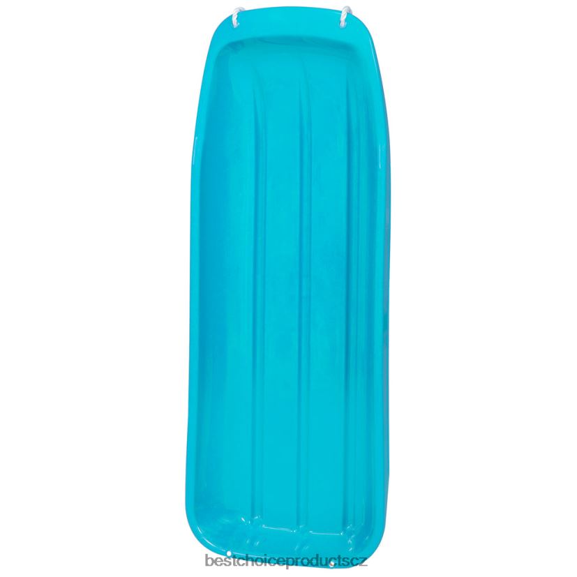 Best Choice Products 48palcová dětská sáňkařská sáňkařská deska s tažným lanem, zakřivené okraje hračka a hra | ledová modř FF22861023