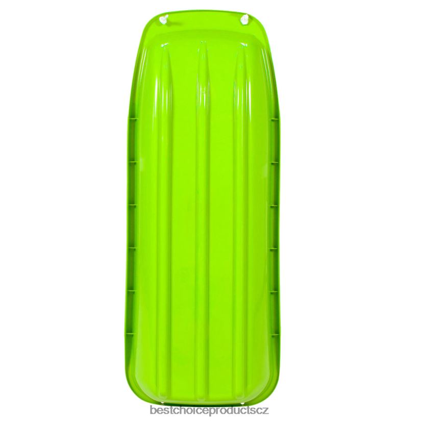 Best Choice Products 48palcová dětská sáňkařská sáňkařská deska s tažným lanem, zakřivené okraje hračka a hra | světle zelená FF22861025