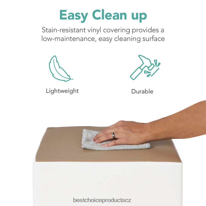 Best Choice Products 4dílná dětská herní sada s měkkými pěnovými tvary pro lezení a plazení hračka a hra | zemský tón FF2286572