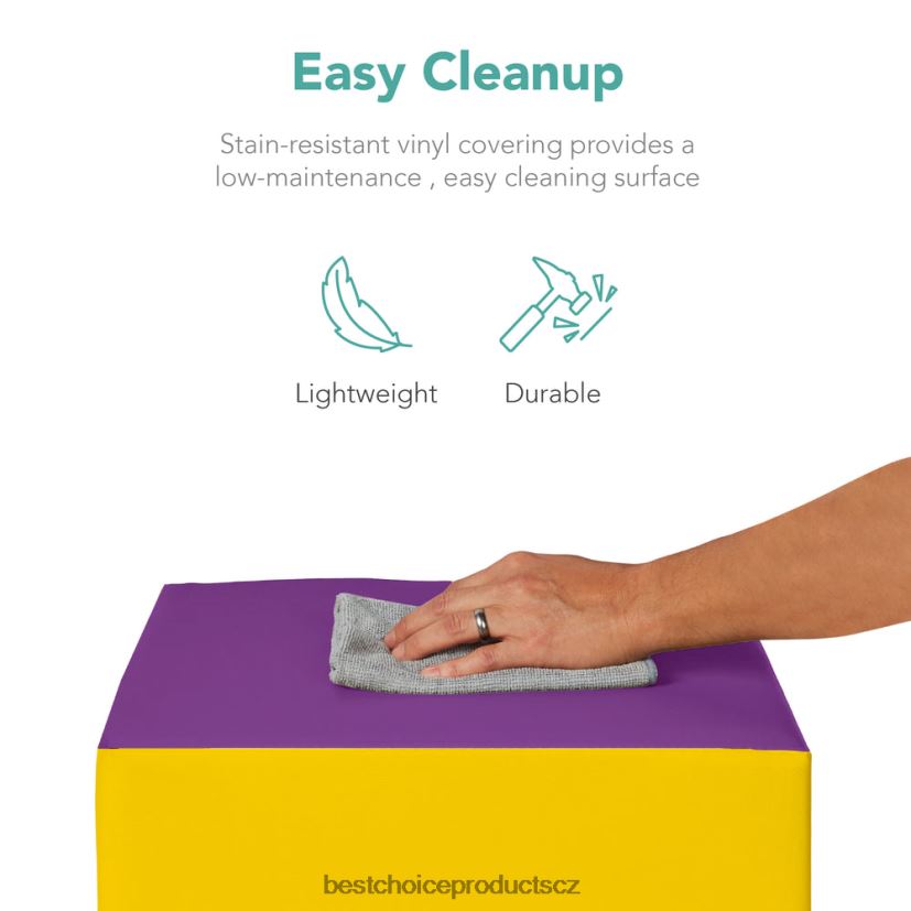 Best Choice Products 5dílná dětská herní sada s měkkými pěnovými tvary pro lezení a plazení hračka a hra | vícebarevný FF2286309