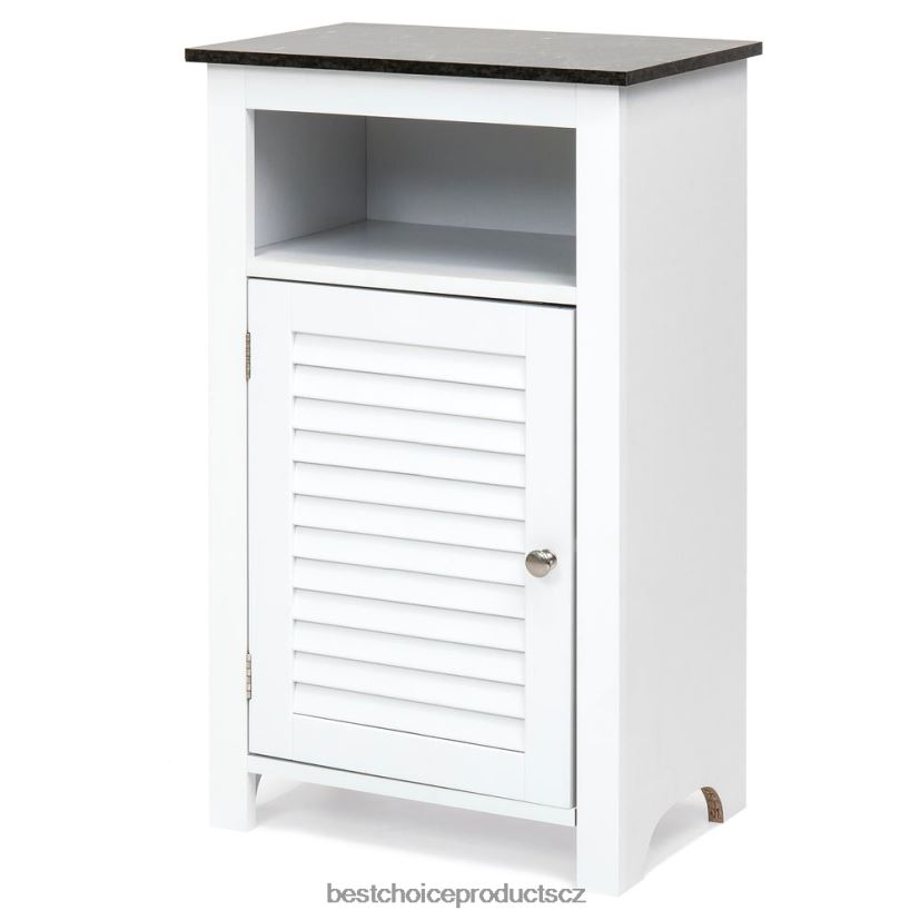 Best Choice Products koupelnová podlahová úložná skříňka doplněk espresso FF22861292