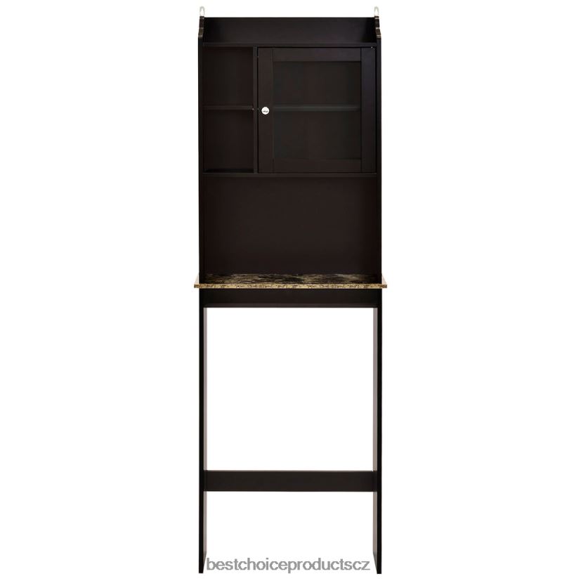 Best Choice Products koupelnová skříňka nad toaletou s 1 dvířky doplněk espresso FF22861287