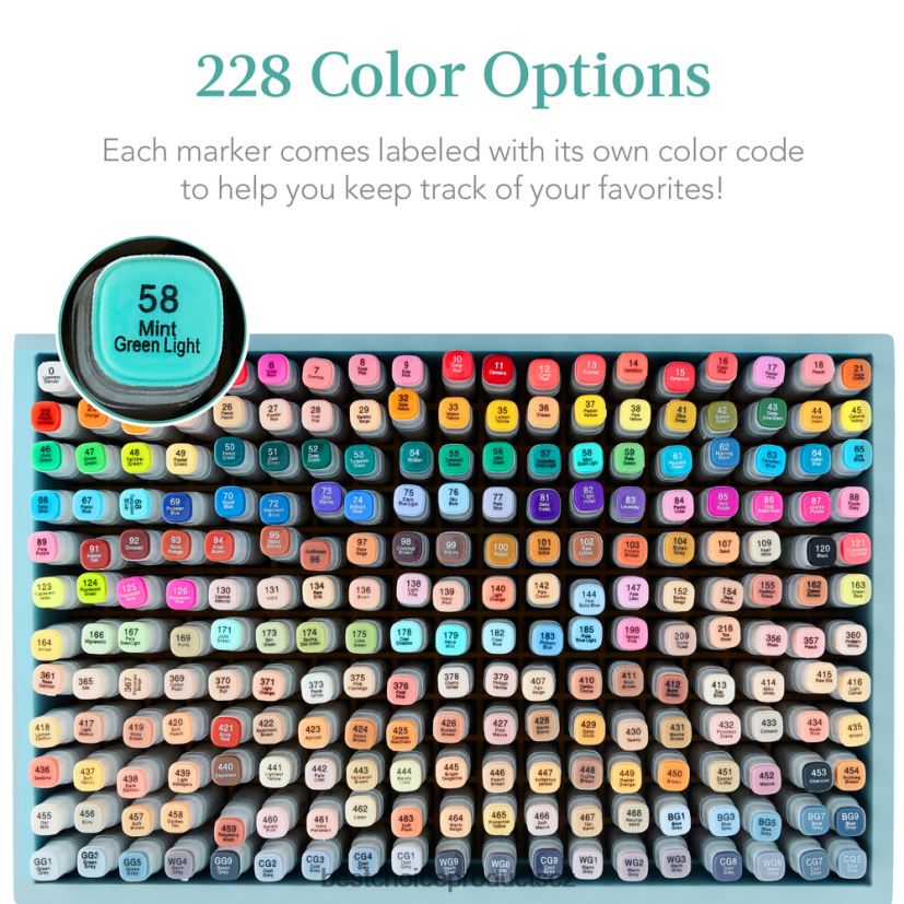 Best Choice Products Sada značkovacích per na alkoholové bázi se štětcem a hrotem sekáče, přepravní pouzdro doplněk modrý FF22861065