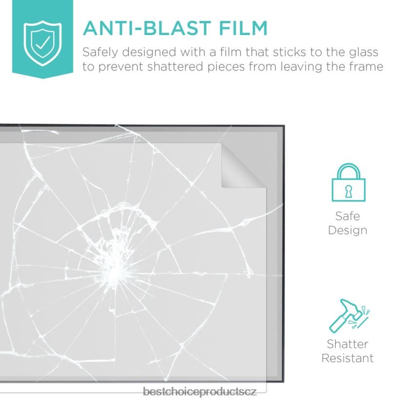 Best Choice Products velké zrcadlo po celé délce, nástěnné závěsné a naklápěcí podlahové zrcadlo doplněk Černá FF2286650