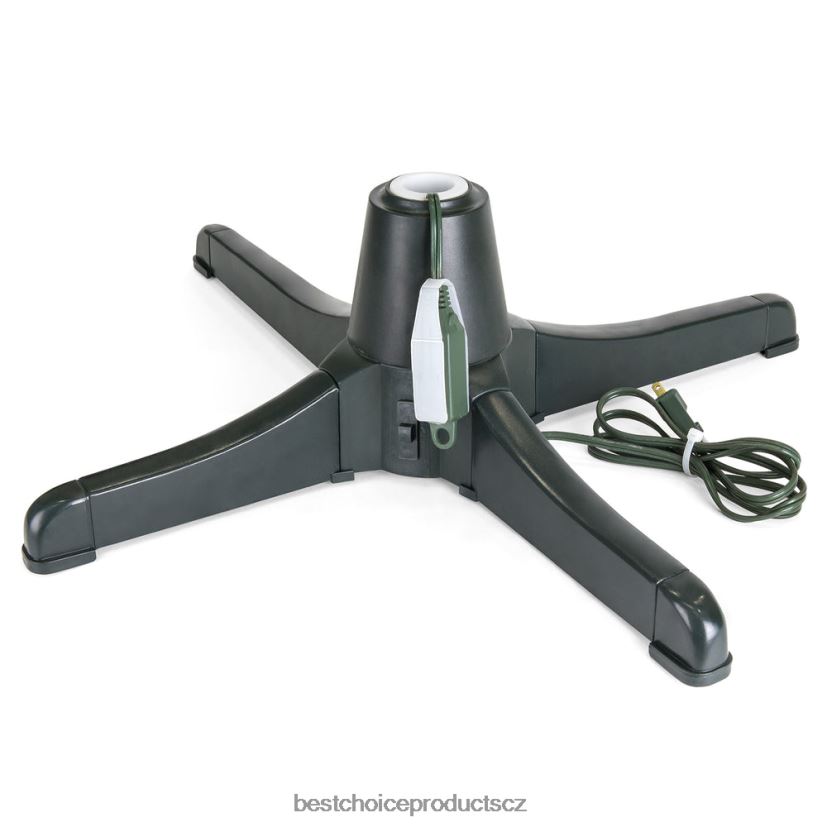 Best Choice Products Stojan na vánoční stromeček otočný o 360 stupňů se 3 nastaveními, 3 výstupy sezónní Černá FF2286138