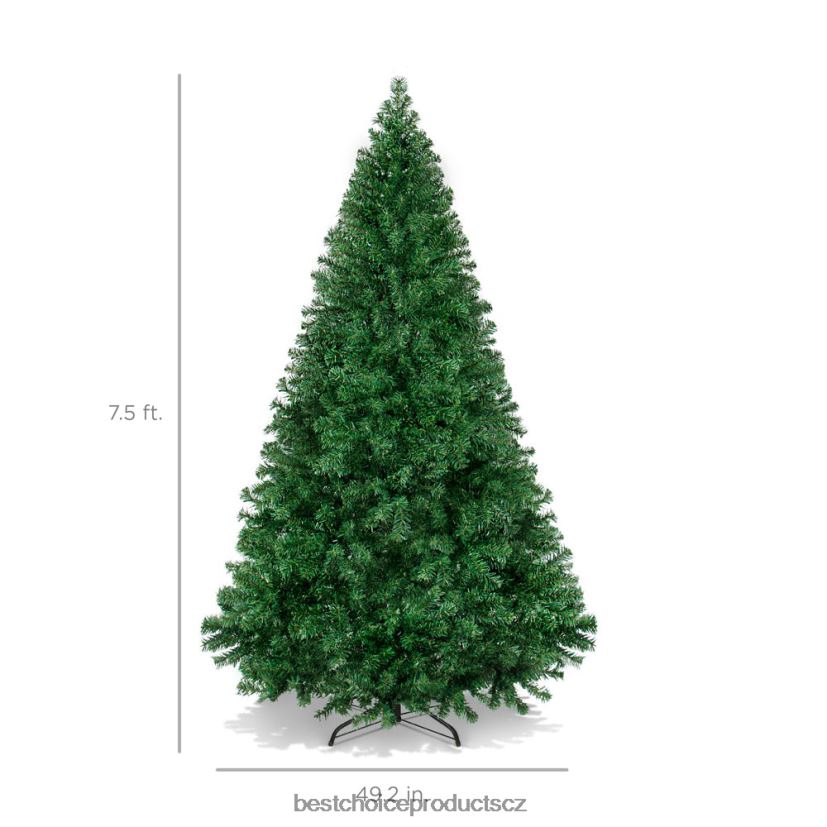 Best Choice Products prémiový vánoční stromek z umělé borovice se skládací kovovou základnou sezónní krása FF2286134