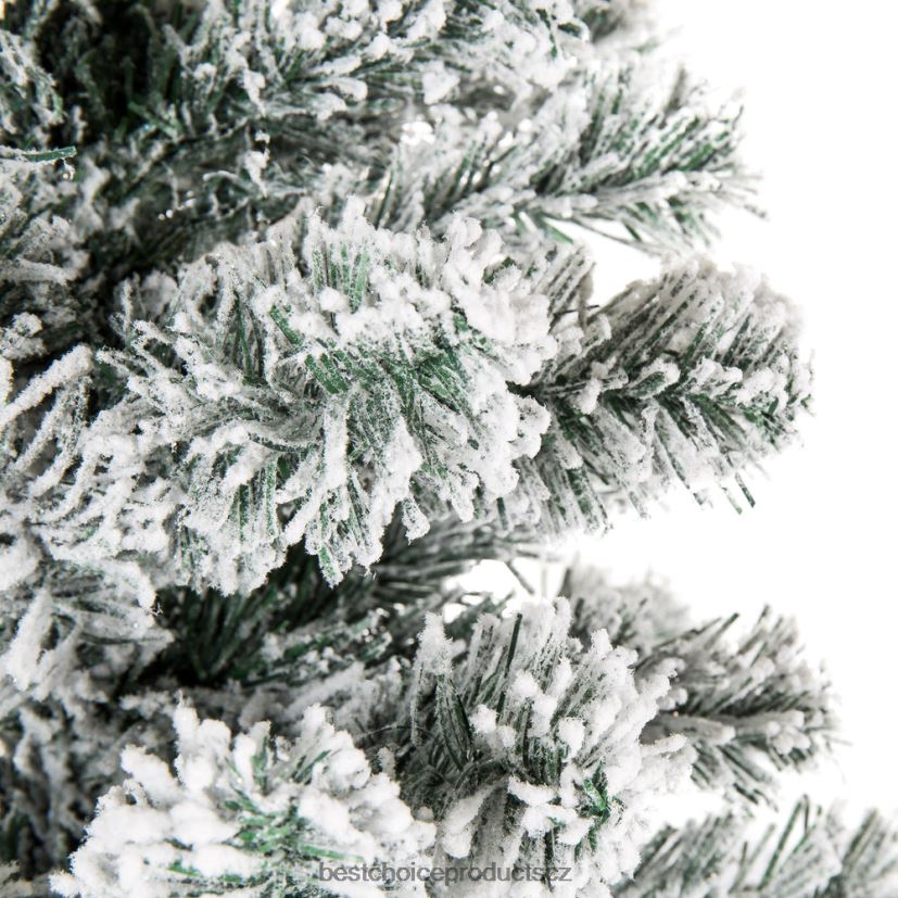 Best Choice Products sníh se hrnul umělá tužka vánoční stromeček sezónní vydržet FF2286195