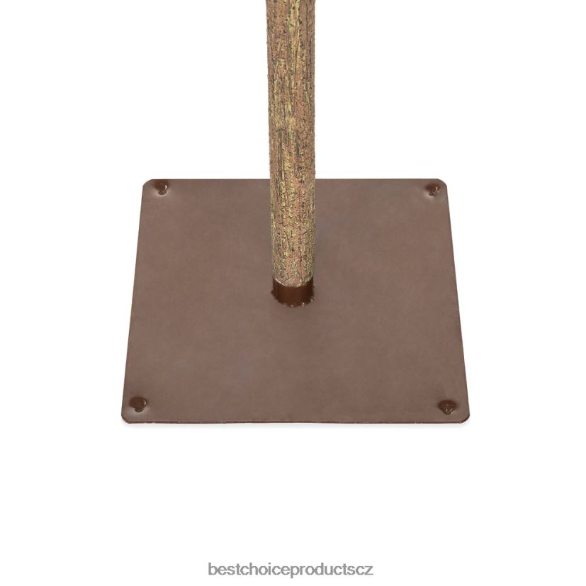 Best Choice Products předsvícená umělá alpská tenká tužka vánoční strom s led světly, stojan sezónní krása FF2286149