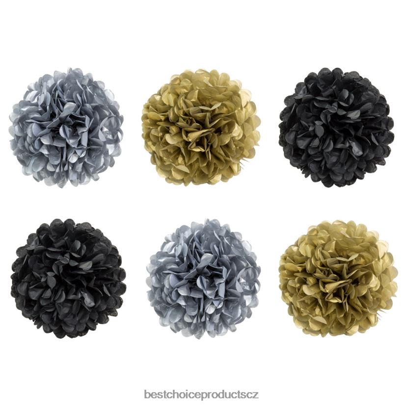 Best Choice Products Sada dekorace na narozeninovou oslavu s transparentem, 6 bambulkami, 20 balónky sezónní vícebarevný FF2286244