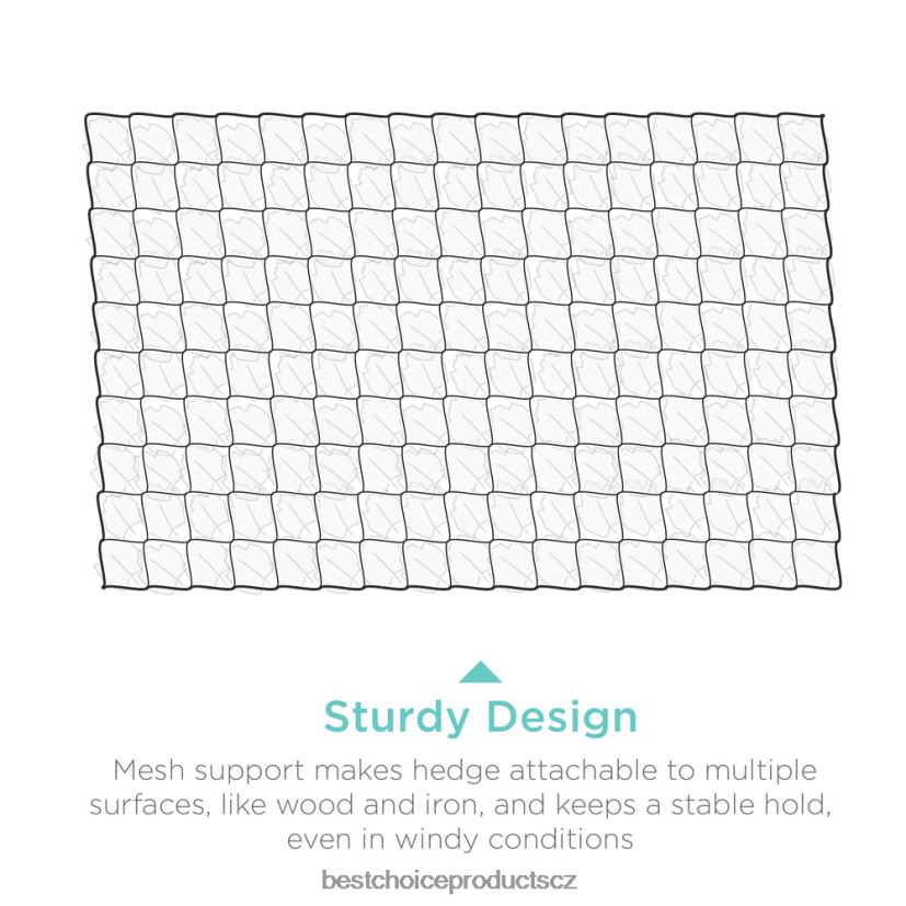 Best Choice Products venkovní plot z umělého břečťanu trávník a zahrada | krása FF2286446