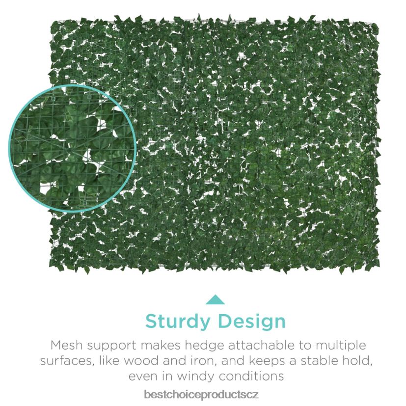 Best Choice Products venkovní plot z umělého břečťanu trávník a zahrada | krása FF2286447