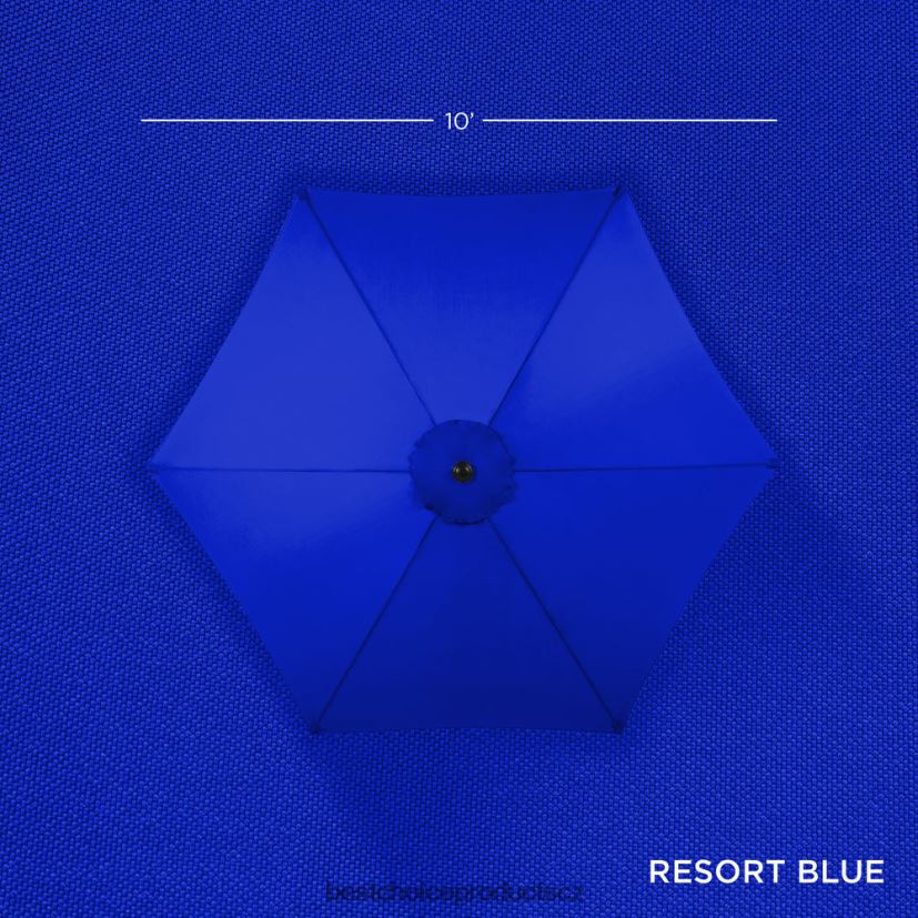 Best Choice Products venkovní ocelový trh terasový deštník dekorace s náklonem, klikou výtah venkovní bydlení | letovisko modrá FF22861374