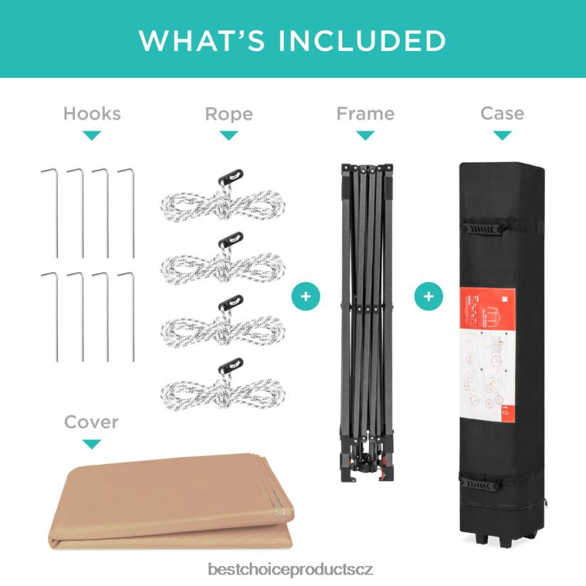 Best Choice Products okamžitá vyskakovací stříška pro jednu osobu s taškou na kolečkách venkovní bydlení | opálení FF22861056