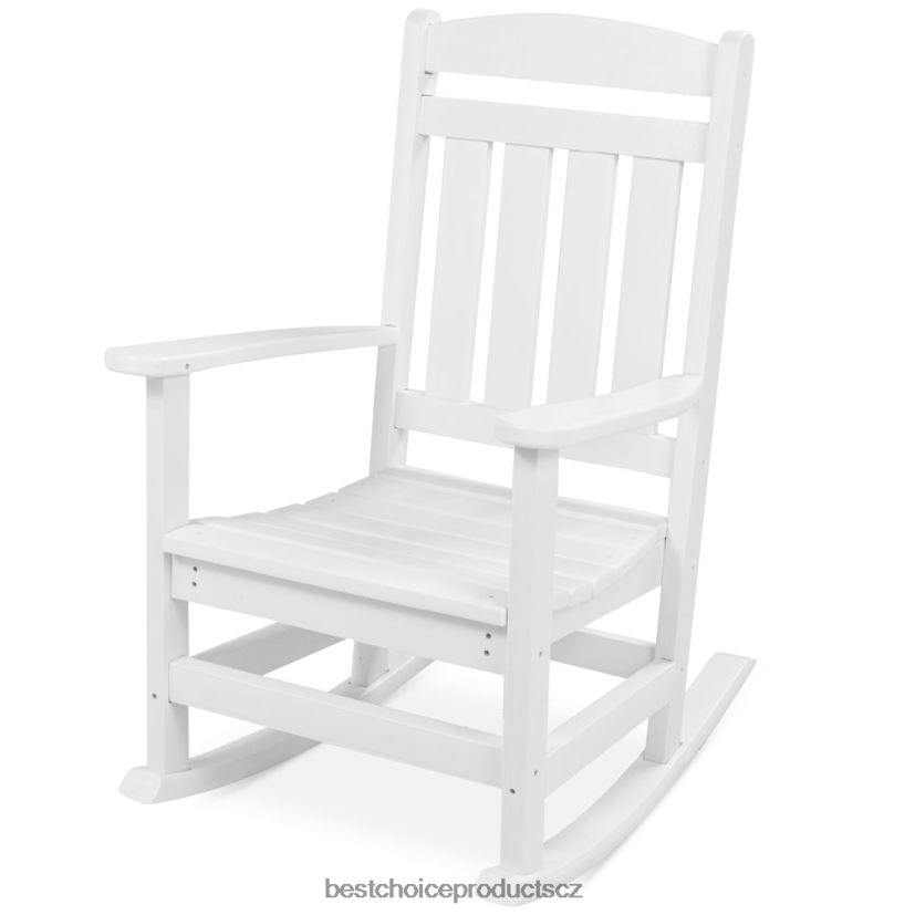 Best Choice Products Vnitřní venkovní houpací křeslo na verandu do každého počasí s nosností 300 lb venkovní bydlení | bílý FF22861319